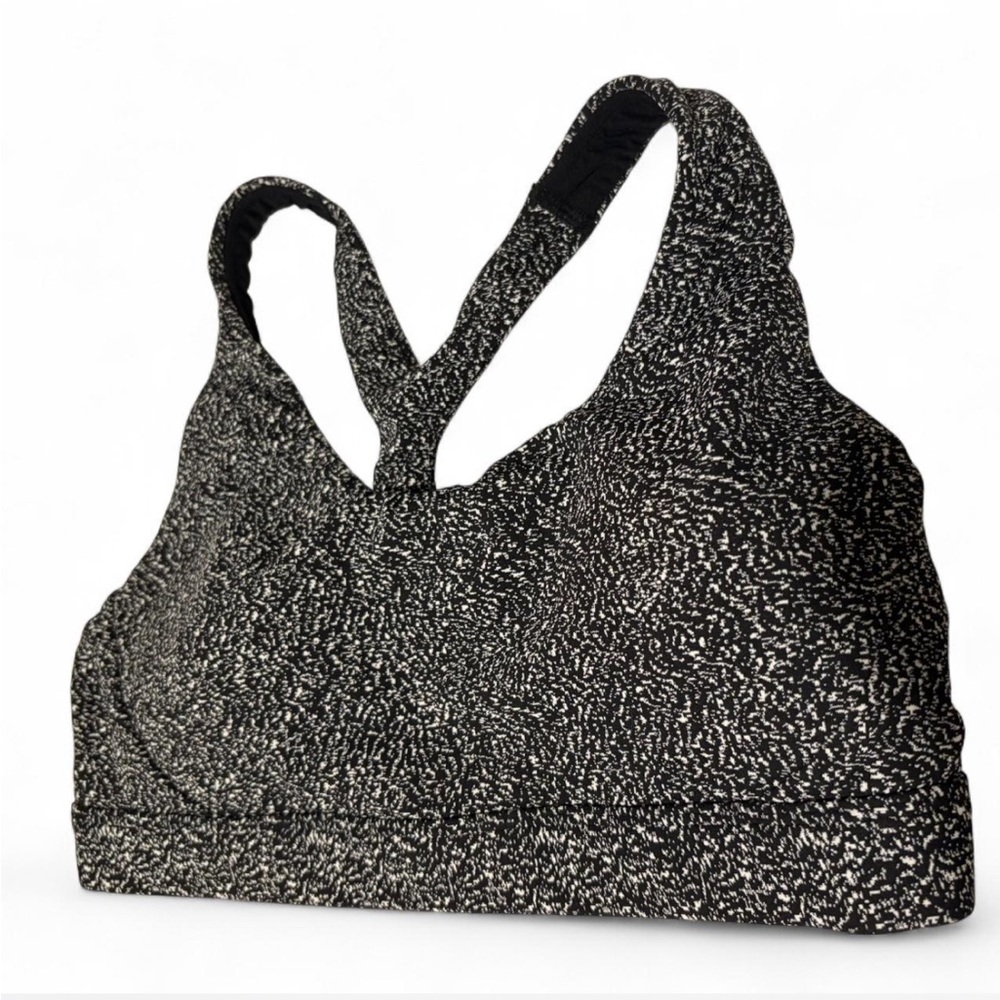 Athleta Women's Black and White Sports Bra